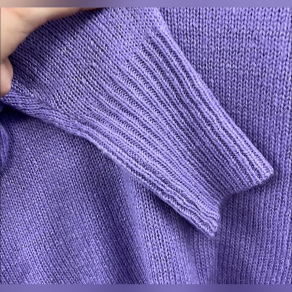 BP - Nordstrom Purple Veronica Knit Sweater Size L - Picture 7 of 9